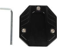 Béquille latérale moto Coussin de plaque Haute résistance Béquille Support Accessoire Noir