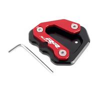 Béquille Latérale Moto Extension De Béquille Latérale En Aluminium CNC Moto Pour S 1000 RR S1000RR 2009-2014 2015 2016 2017 2018(BLACK RED)