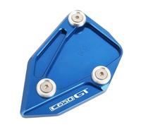 Béquille Latérale Moto Pour B-MW C650GT C650 GT 2012-2015 2016C600 Sport 2012-2015 moto CNC béquille pied béquille latérale rallonge plaque de Support(Blue,C650GT)