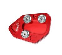 Béquille Latérale Moto Pour B-MW F800R 2009 2010 2011 2012 2013 2014 2015 F 800R F800 R plaque d'extension de support latéral de moto(Red)