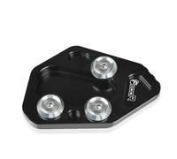 Béquille Latérale Moto Pour B-MW F800R 2009 2010 2011 2012 2013 2014 2015 F 800R F800 R plaque d'extension de support latéral de moto(Black)