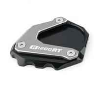 Béquille Latérale Moto Pour B┐MW R1200RT R 1200 R1200 RT 2004-2013 2012 2011 béquille de moto pied béquille latérale extension plaque de support avec logo(Gray)