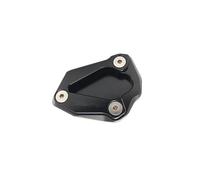 Béquille Latérale Moto pour B┐MW S1000R S1000RR S1000 RR 2019 2020 2021 2022 béquille latérale en Aluminium de Moto agrandir la Plaque d'extension de béquille de Pied(Black,No Logo)