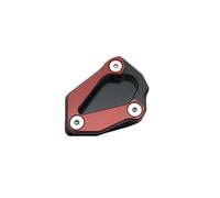 Béquille Latérale Moto pour B┐MW S1000R S1000RR S1000 RR 2019 2020 2021 2022 béquille latérale en Aluminium de Moto agrandir la Plaque d'extension de béquille de Pied(Red,No Logo)
