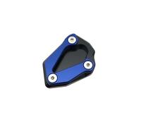Béquille Latérale Moto pour B┐MW S1000R S1000RR S1000 RR 2019 2020 2021 2022 béquille latérale en Aluminium de Moto agrandir la Plaque d'extension de béquille de Pied(Blue,No Logo)