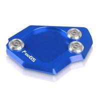 Béquille Latérale Moto Pour BMW F650GS Twin F700GS 2008-2014 Extension Support Plaque Base Élargie(Blue F700GS)