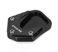 Béquille Latérale Moto Pour CFMOTO 650MT 650TR-G 250NK Extension Coussinet Rue(Black B)