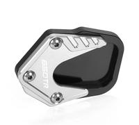 Béquille Latérale Moto Pour CFMOTO 650MT 650TR-G 250NK Extension Coussinet(Silver A)