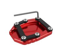 Béquille Latérale Moto Pour D┐iavel V4 D┐IAVEL V4 2023 2024 Accessoires de moto Béquille Pied Béquille Latérale Extension Agrandisseur Plaque de Support(Red,NO LOGO)