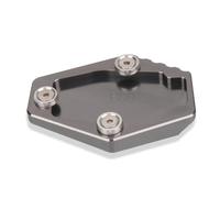 Béquille Latérale Moto pour D-UCATI M-onster 950 937 M-ONSTER 937 Moto CNC béquille Pied béquille latérale Extension Plaque de Support agrandir Support(Gray,No Logo)