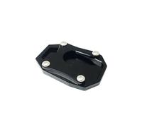 Béquille Latérale Moto pour D┐ucati M┐ultistrada V4 V4S Sport 1A 2021 2022 Moto CNC Support Latéral en Aluminium Agrandisseur Plaque De Béquille Noir Rouge Ajustement(Black,No Logo)