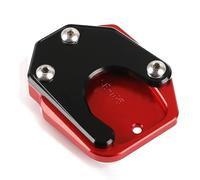 Béquille Latérale Moto pour H-Onda CB500X 2013 2014 2015 2016 2017 2018 2019 2020 2021 CNC Pied Support Latéral Plaque Béquille Agrandisseur Support Extension(Red,No Logo)