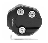 Béquille Latérale Moto Pour H-onda CMX R┐ebel 500 300 CMX300 CMX500 2017-2020 2021 Accessoire De Moto Béquille Support Latéral Extension Agrandisseur Plaque Pad(Black,Rebel)