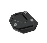 Béquille Latérale Moto Pour H-ONDA NC750X NC 750X NC750 X 2014-2020 2019 2018 2017 2016 Support de pied de moto plaque d'extension Support latéral agrandir Pad(Black,No logo)