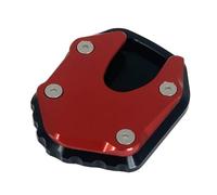 Béquille Latérale Moto Pour H-ONDA NC750X NC 750X NC750 X/DCT 2021 2022 2023 Support latéral de pied de moto, Extension de Support de plaque d'agrandissement de béquille(Red,No logo)