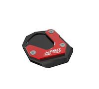 Béquille Latérale Moto Pour H-ONDA XL750 XL 750 TRANSALP 750 2023 2024 accessoires de moto béquille latérale agrandir béquille agrandisseur Extension de Support(Red,750 TRANSALP B)