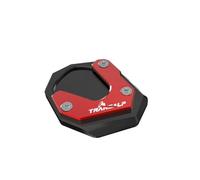 Béquille Latérale Moto Pour H-ONDA XL750 XL 750 TRANSALP 750 2023 2024 accessoires de moto béquille latérale agrandir béquille agrandisseur Extension de Support(Red,TRANSALP B-LOGO)