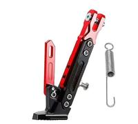 Béquille Latérale Moto pour Honda CBR 650R 600R 500R, Support de Stationnement Stable Pied Parking Robuste Accessoires Scooter,B Red