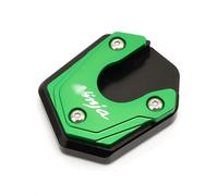 Béquille Latérale Moto Pour K┐awasaki N┐INJA 650 250 300 1000 ER6F ER4F ZX6R ZX10R NINJA1000SX Support Latéral De Moto Agrandir Plaque D'extension De Béquille(Green)
