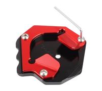 Béquille Latérale Moto Pour XT 1200 Z Super Tenere 1200 XT1200Z XT1200ZE Moto CNC Béquille Pied Béquille Latérale Agrandir Plaque D'extension Pad(Red,No logo)