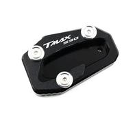 Béquille Latérale Moto Pour Y┐amaha T-MAX TMAX 530 560 SX DX TMAX530 TMAX560 TECHMAXTMAX 2017-2022 béquille de moto plaque de support de support latéral de pied(Black,TMAX530)