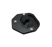 Béquille Latérale Moto pour Y┐amaha Tenere700 T7 Tenere 700XTZ700 2019 2020 2021 Moto CNC béquille Plaque d'extension Pied Support latéral agrandir Coussinet(Black,No Logo)