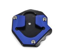 Béquille Latérale Moto pour Y-amaha XT 1200 Z Super Tenere 1200 XT1200Z XT1200ZE béquille de Moto béquille latérale agrandir Extension Support de Coussin de Pied(Blue,No Logo)