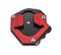 Béquille Latérale Moto pour Y-amaha XT 1200 Z Super Tenere 1200 XT1200Z XT1200ZE béquille de Moto béquille latérale agrandir Extension Support de Coussin de Pied(Red,No Logo)