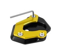 Béquille Latérale Moto Pour Z650 Z900 Z900RS Z 650 900 RS 2017-2024, plaque d'extension de support d'agrandissement de béquille, coussinet de béquille latérale de moto(Gold,NO LOGO)