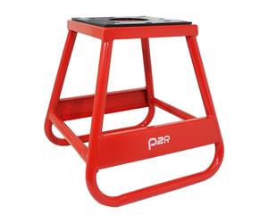 Béquille latérale P2R TREPIED - LEVE CROSS STAND FIXE TABOURET ACIER ROUGE