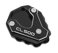 Béquille Latérale Pied Plaque D'extension De Béquille Moto CL500 CL300, Coussinet D'agrandissement du Support Latéral pour CL 300 500 SCL500 SCL300 2021-2024 2023
