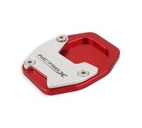 Béquille Latérale Plaque De Béquille pour Moto pour H&Onda NC750X 2021-2023 Extension De Béquille Latérale, Plaque De Support, Repose-Pieds Extension Agrandir Pad(Rouge)