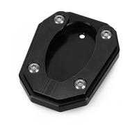 Béquille Latérale pour Kawasaki pour Ninja 125/250/400/500 (2019-2026) | Plaque d'extension de béquille pour moto(Black)