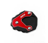 Béquille Latérale pour Moto pour pour CB500X 2013-2023 Extension De Béquille Latérale, Plaque De Support Antidérapante Latérale Béquille Agrandir Pad(Rouge 1)