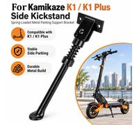 Béquille latérale pour trottinette électrique Kamikaze K1 K1 Plus, support de stationnement latéral en métal à ressort, pièce de rechange pour béquille de support. Side Kickstand