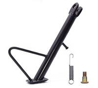 Béquille latérale pour vélo électrique et scooter en acier, support de jambe unique, longueur environ 14 à 22 cm mesurée d'un trou au sol (22 cm)