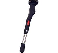Béquille latérale vélo arrière réglable fixation 2 vis sur base pied large entraxe 18-40 mm P2R Leader Fox 24-29 " Noir 24 x 29"