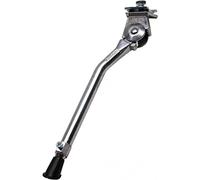 Béquille latérale vélo avec plaque réglable alu Newton 20-28 " Argenté