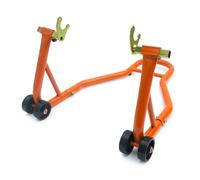 Béquille lève-Moto Support Roue arrière avec fourches pour Prise sur diabolos - Orange