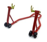 Béquille lève-Moto Support Roue arrière avec fourches pour Prise sur diabolos - Rouge