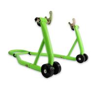 Béquille lève-Moto Support Roue arrière avec fourches pour Prise sur diabolos - Vert