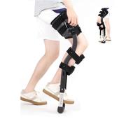 Béquille Mains Libres, Béquilles Réglables, Aide À La Marche, Béquille De Genou Sans Douleur, Support De Mobilité Des Jambes En Cas De Blessure Ou De Fracture De La Cheville