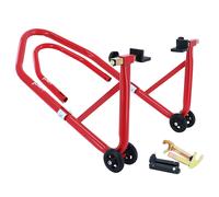 Béquille P2R LEVE - BEQUILLE STAND ARRIERE AVANT UNIVERSEL ACIER ROUGE CHARGE MAXI 250 kg