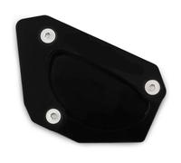 Béquille Pad Plaque Agrandisseur pour Suzuki pour V&Strom 650 XT pour &Strom pour DL650 2004-2023 Béquille Moto Antidérapante Pied Latérale Agrandir Extension Coussinet(Black B)