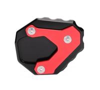 Béquille Pied Béquille Latérale Moto pour NX500 pour CB500X pour CBR650R pour CBR500R pour CBR250R pour CB650F pour CB300F Élargisseur De Béquille Agrandir Pad(Rouge)