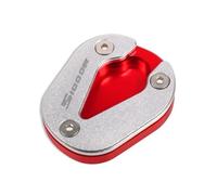 Béquille Pied Béquille Latérale pour Moto pour BMW S1000R 2021-2023 Extension De Béquille, Élargisseur, Support Antidérapant Agrandir Pad(Rouge)