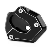 Béquille Pied Extension De Béquille Latérale pour Moto pour Kawasaki ER6N ER-6F 2006-2014 Extension De Béquille Élargie Agrandir Pad(Noir)