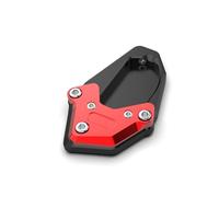 Béquille Pied Extension De Béquille pour Moto pour BMW R1300GS 2023-2025 R1300GS Adventure Plaque De Support Élargie pour Béquille Latérale Agrandir Pad(Rouge)