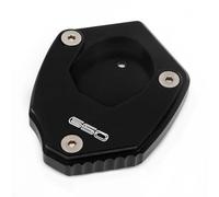 Béquille Pied Plaque Protection Béquille Latérale De Moto pour Kawasaki pour Versys 650 pour Vulcan 650 S 2010-2021 Extension De Support De Béquille Agrandir Pad(NOIR2)