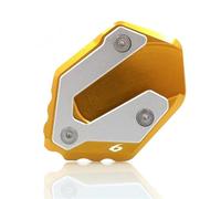 Béquille Plaque Béquille De Moto pour Yamaha FZ6 pour FAZER FZ6R FZ6-S2 2004-2009 Extension De Béquille Latérale Support Latérale Coussin(Or1)